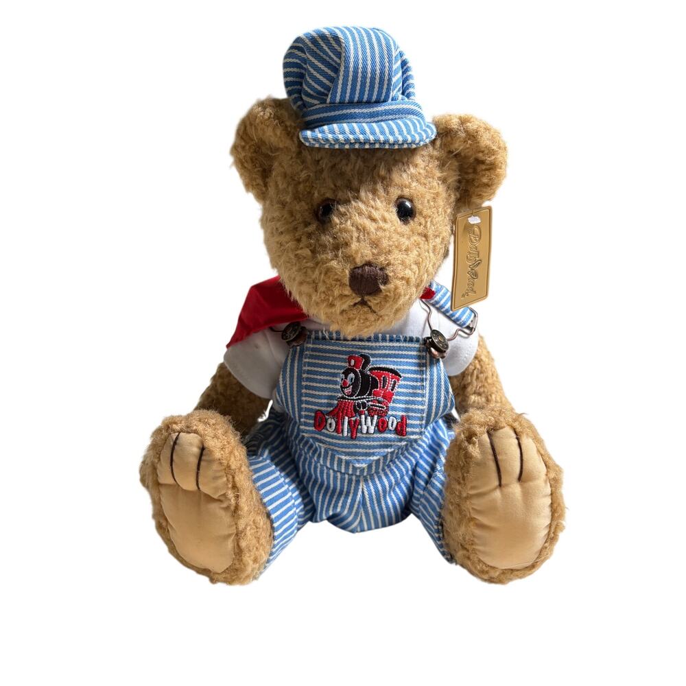 Dollywood Vintage Train Conductor Teddy Bear